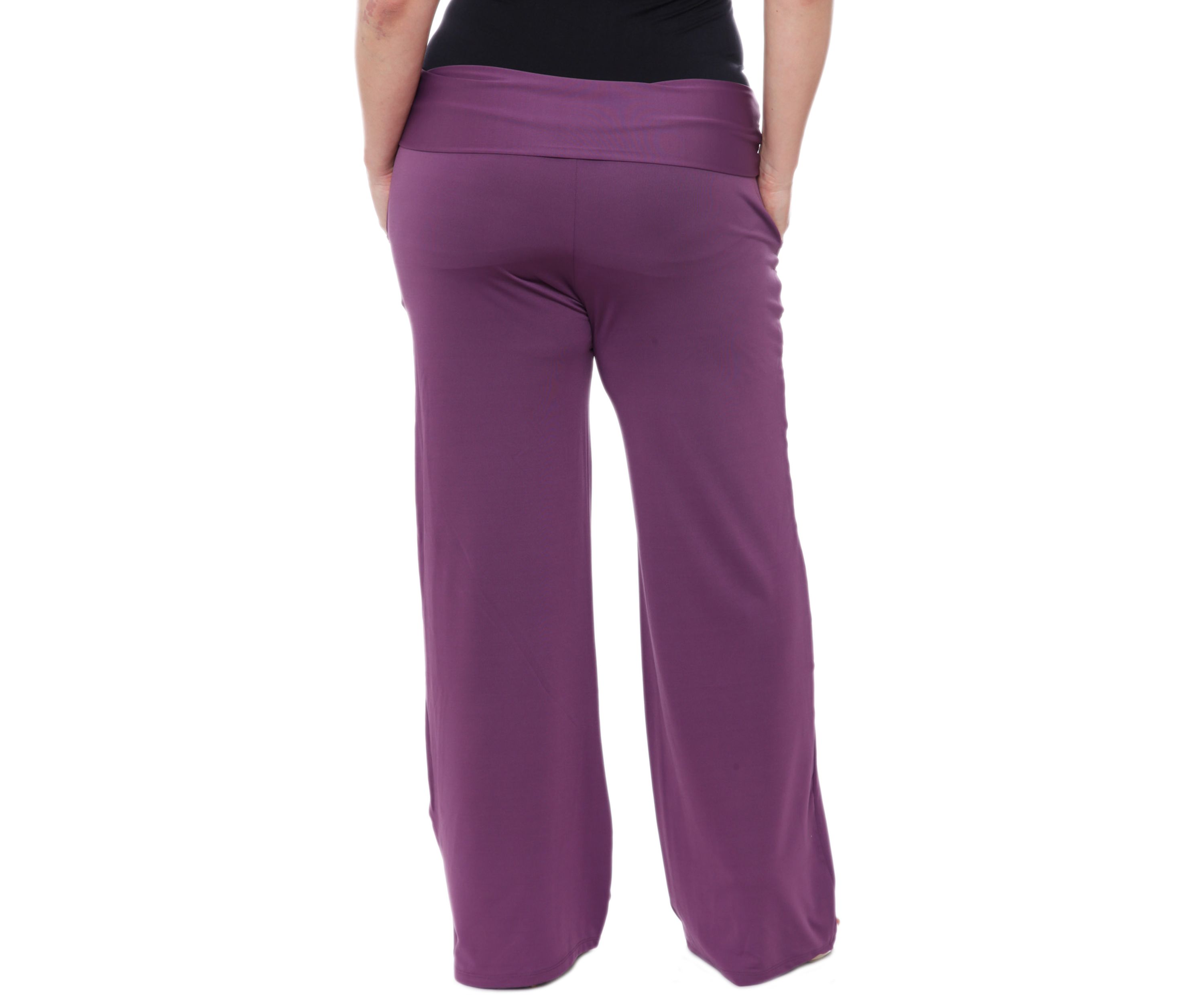 Plus Size Solid Palazzo Pants