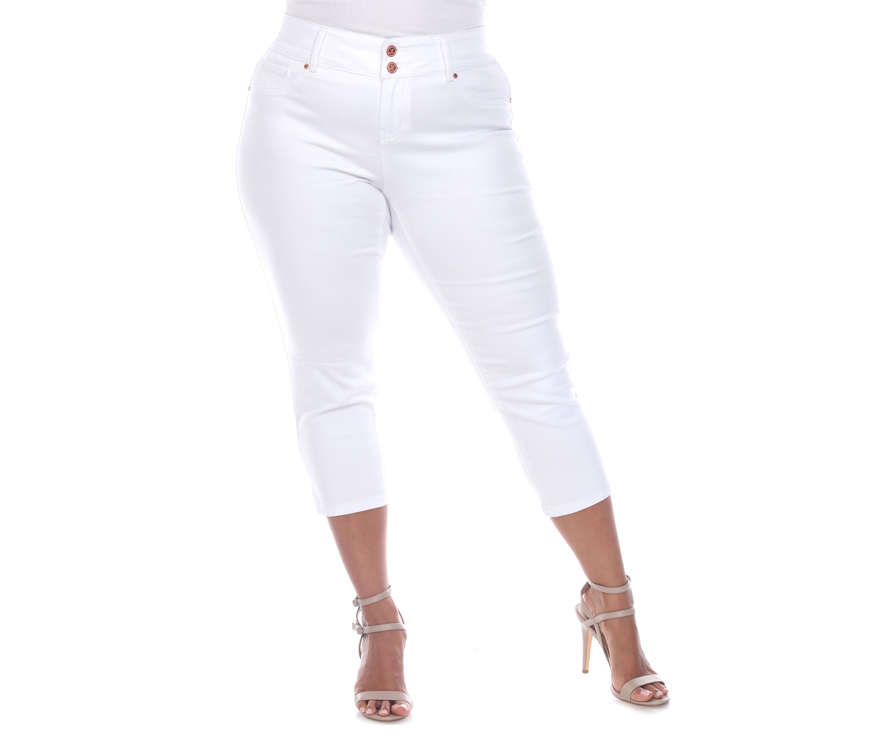 Plus Size Capri Jeans 