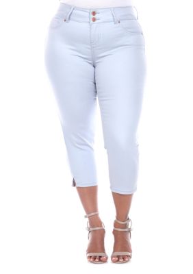 Plus Capri Jeans