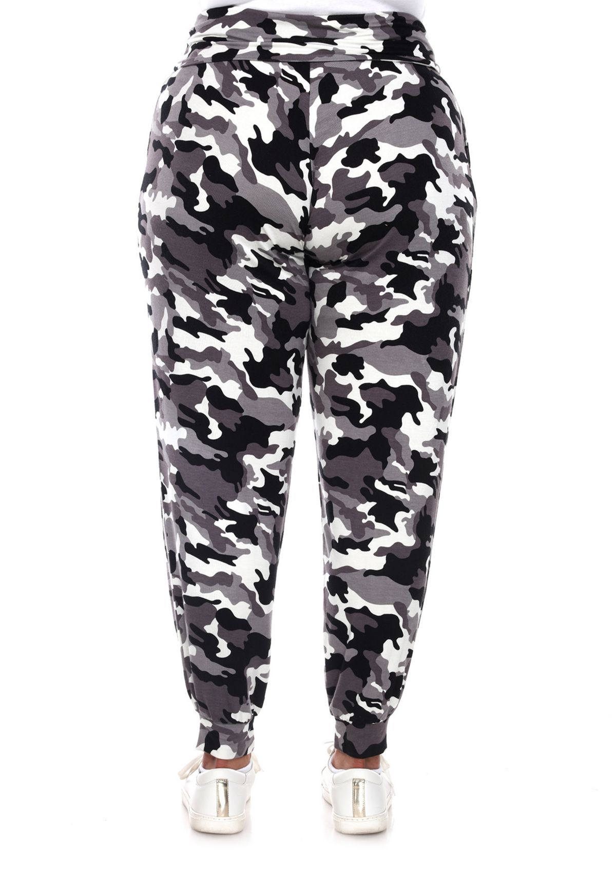 Plus Size Camo Harem Pants 