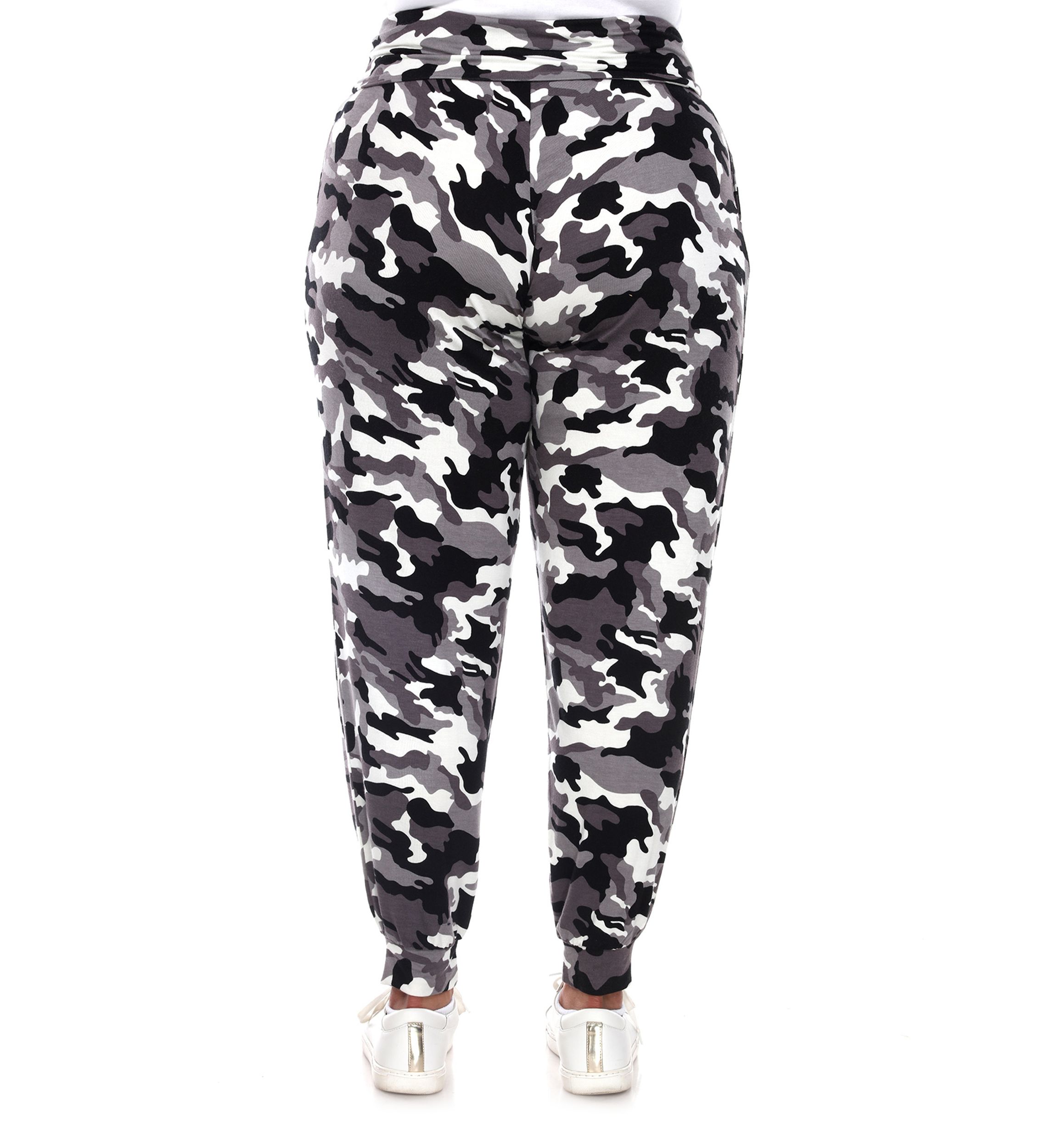 Plus Size Camo Harem Pants 
