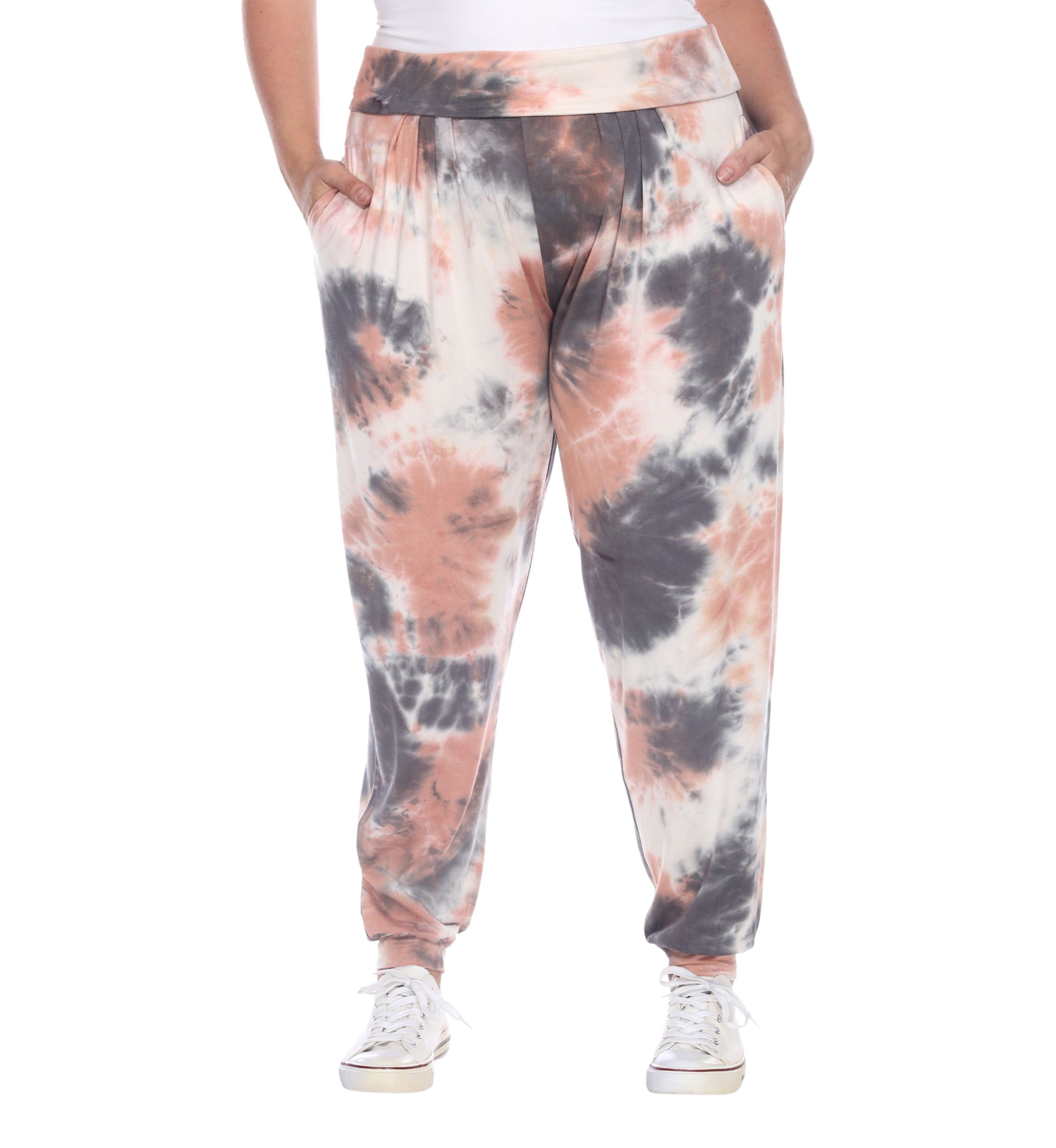 Plus Size Tie Dye Harem Pants 