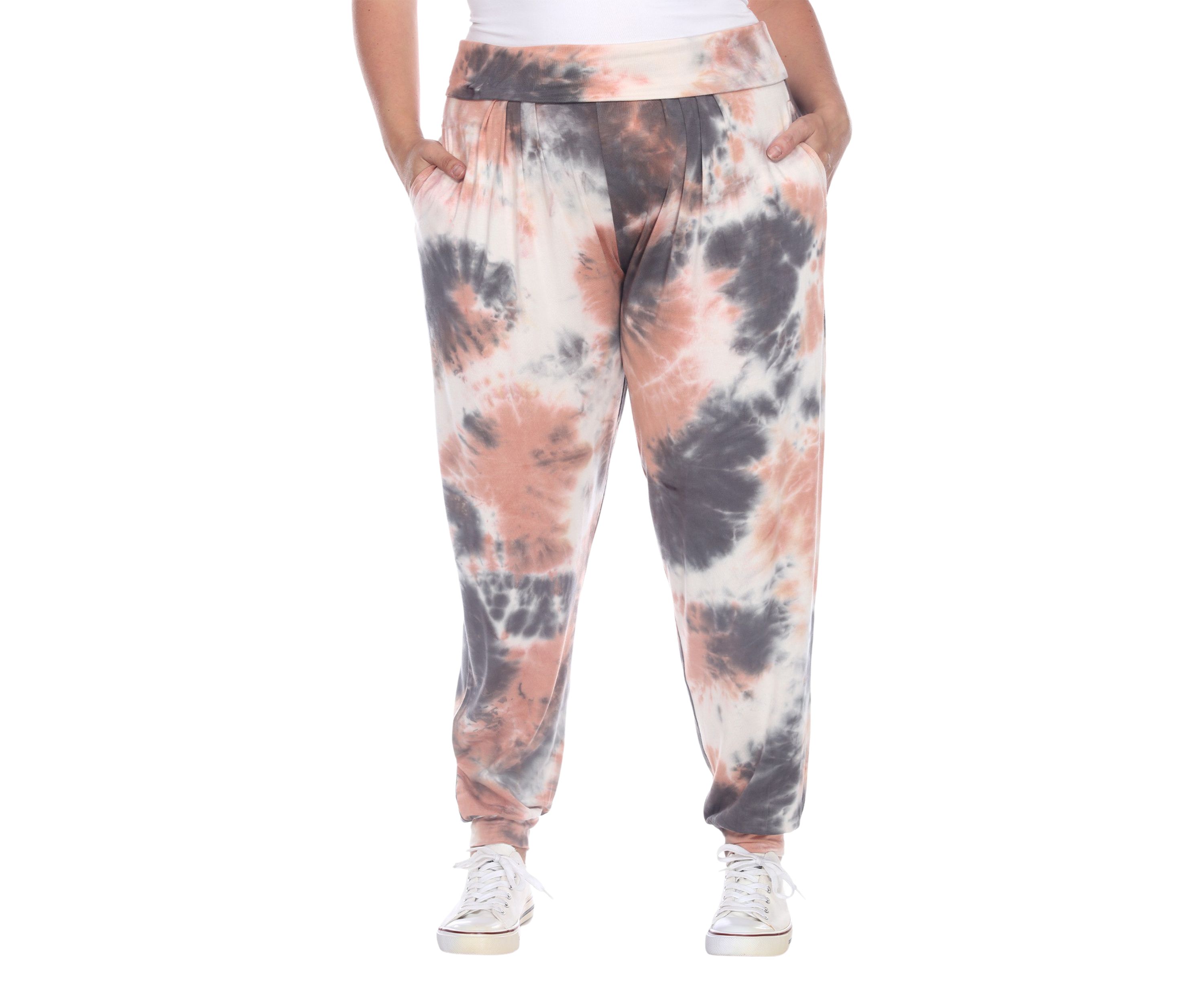 Plus Size Tie Dye Harem Pants 
