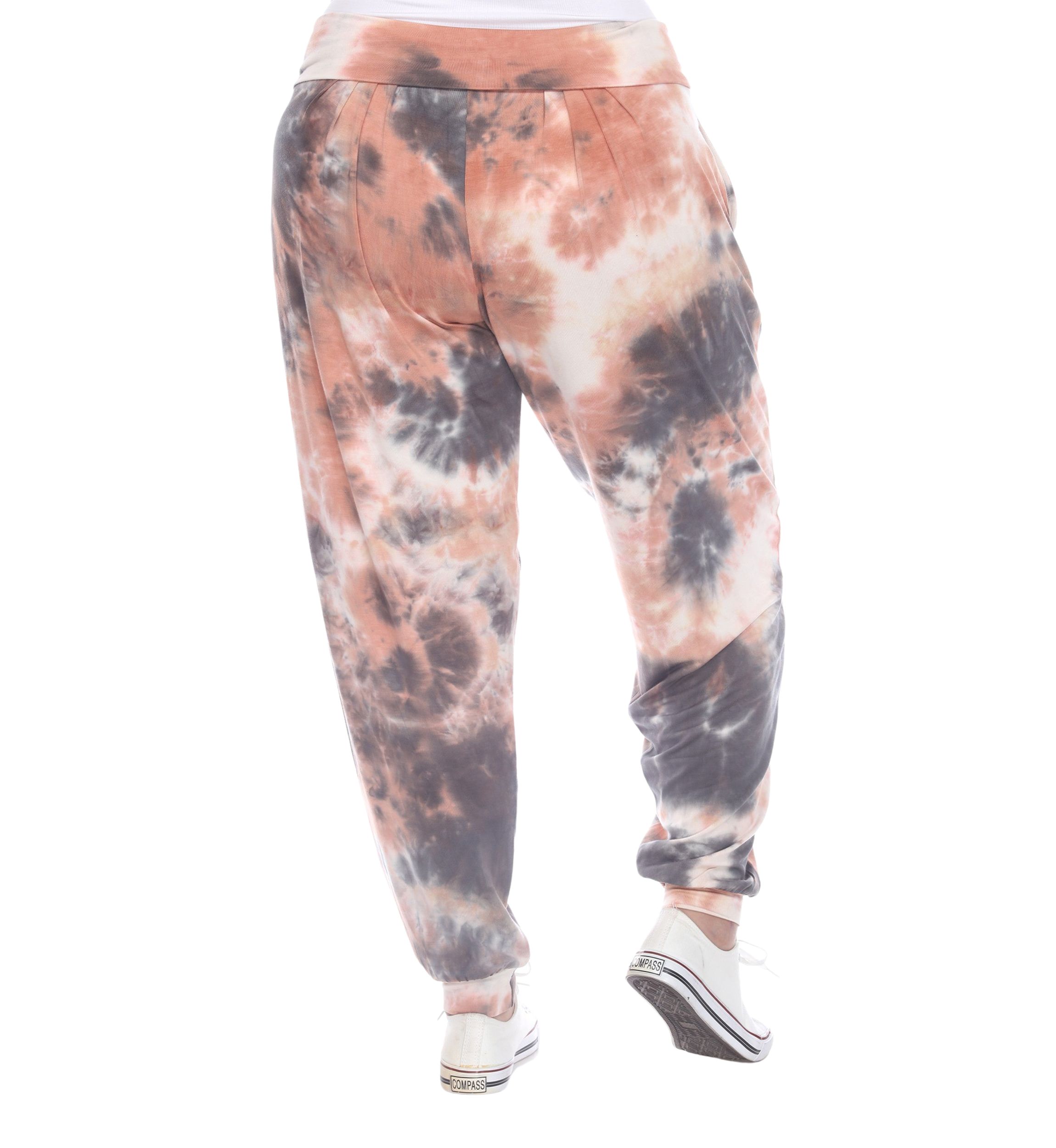 Plus Size Tie Dye Harem Pants 