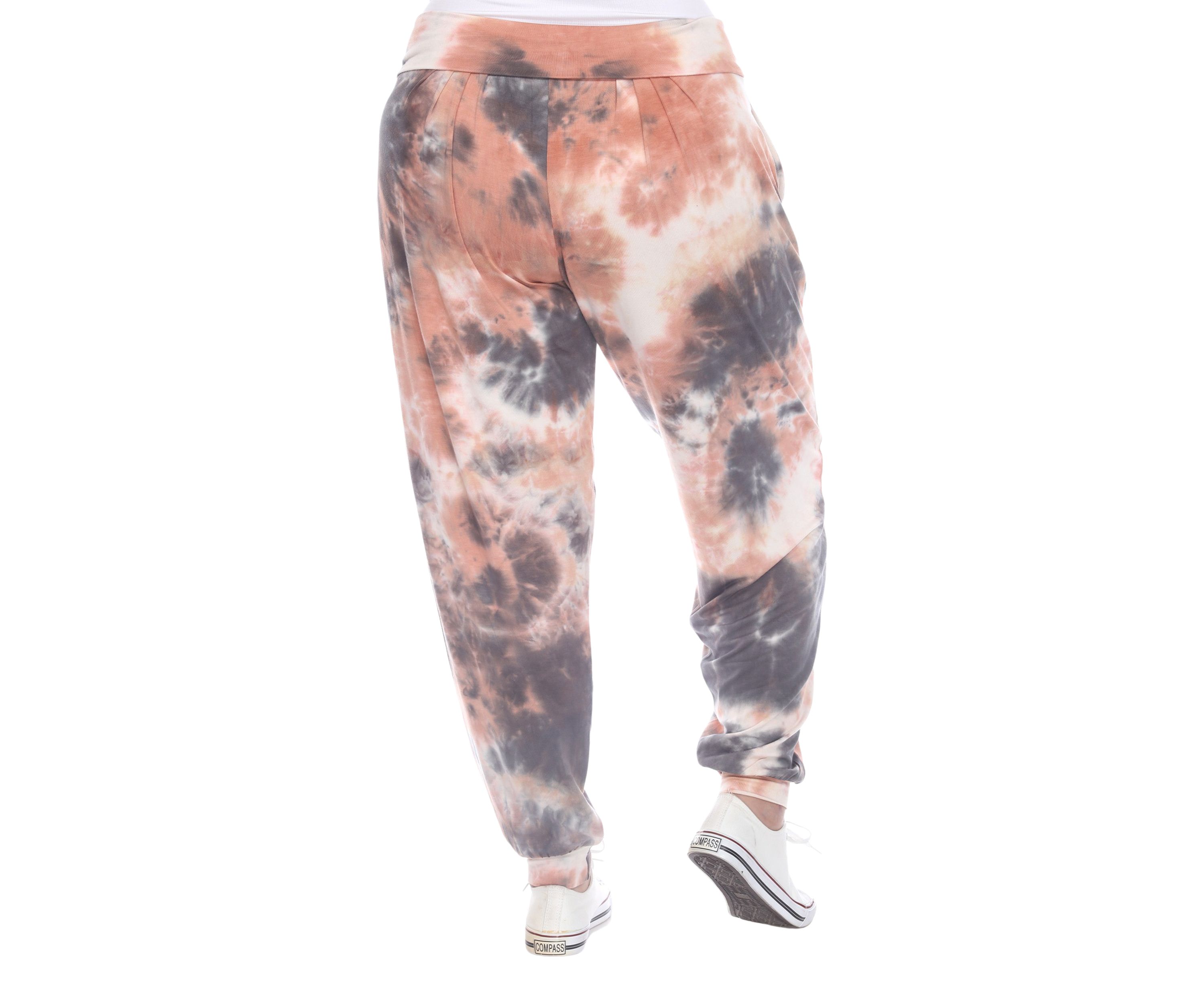 Plus Size Tie Dye Harem Pants 