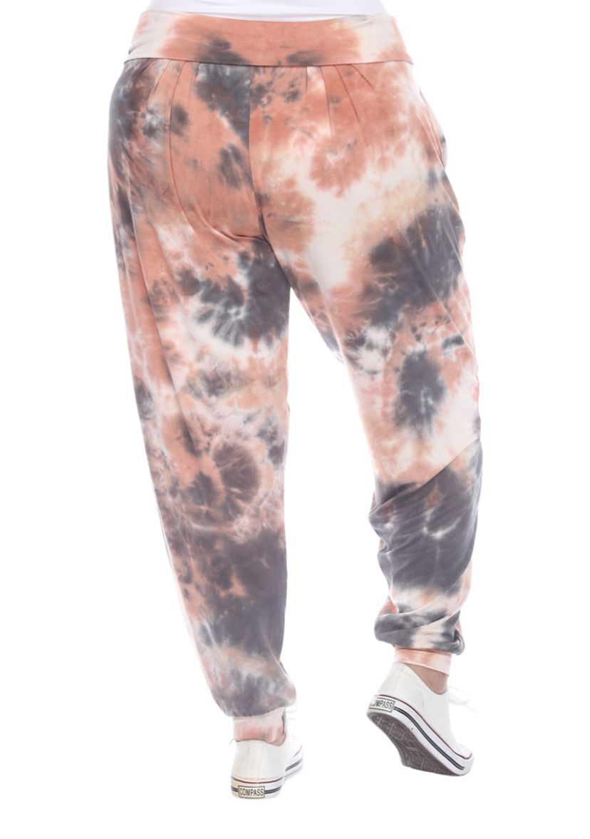 Plus Size Tie Dye Harem Pants 