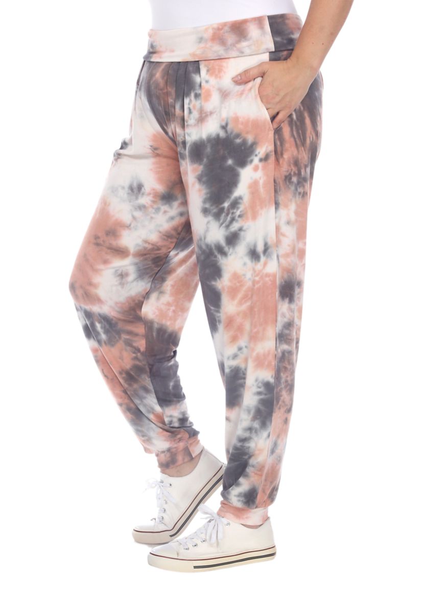 Plus Size Tie Dye Harem Pants 