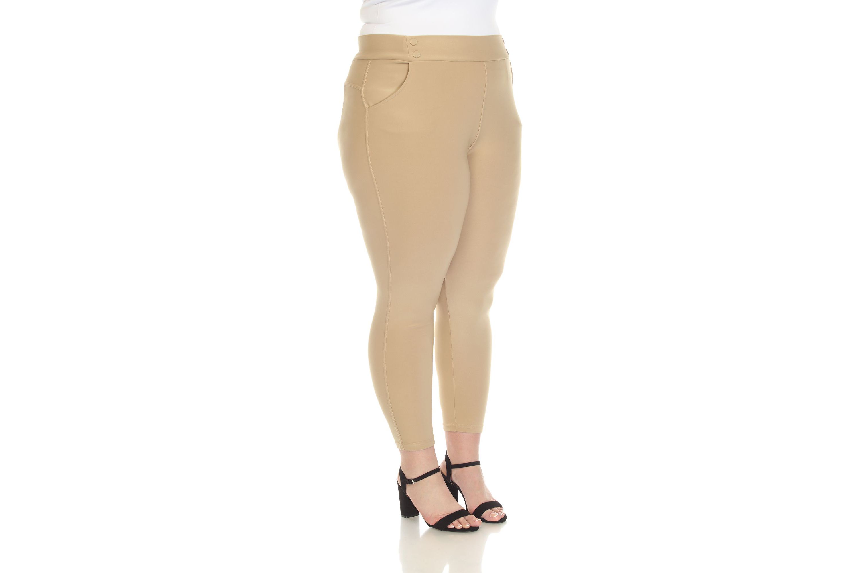Plus Size Super Soft Elastic Waistband Sweat Pants