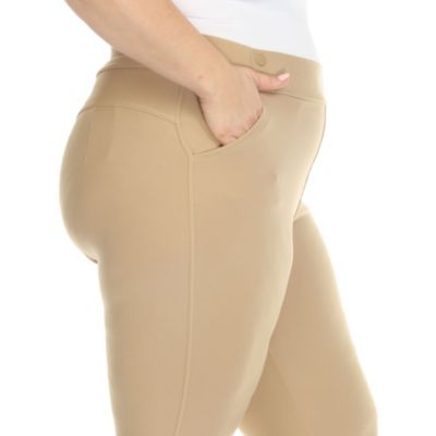 Plus Super Soft Elastic Waistband Sweat Pants