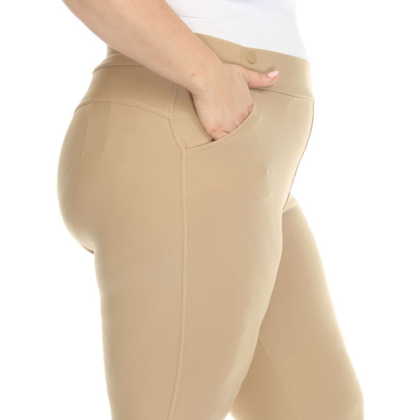 Plus Size Super Soft Elastic Waistband Sweat Pants