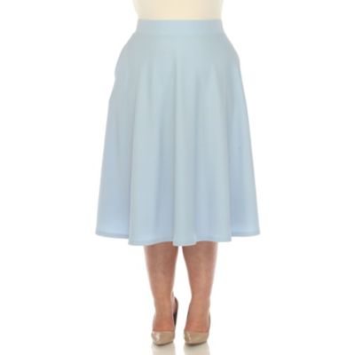 Plus Tasmin Flare Midi Skirt