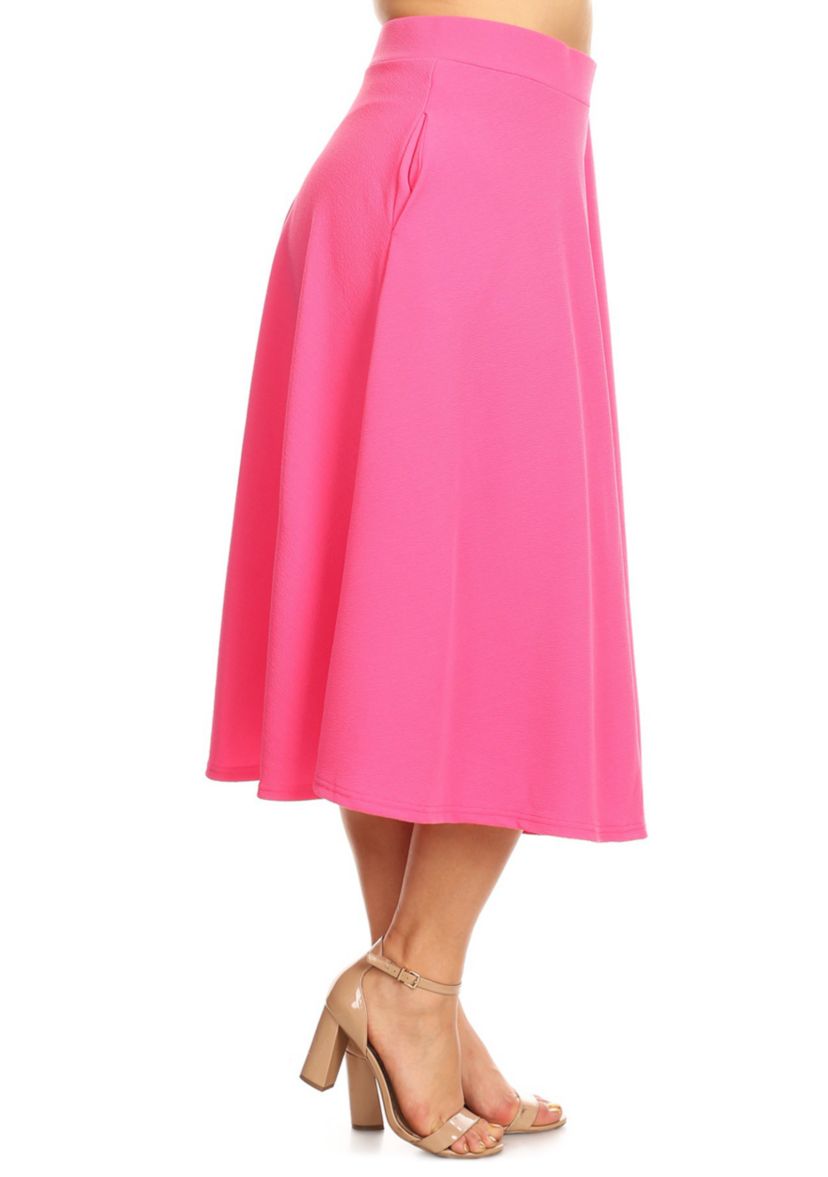 Plus Size Tasmin Flare Midi Skirt