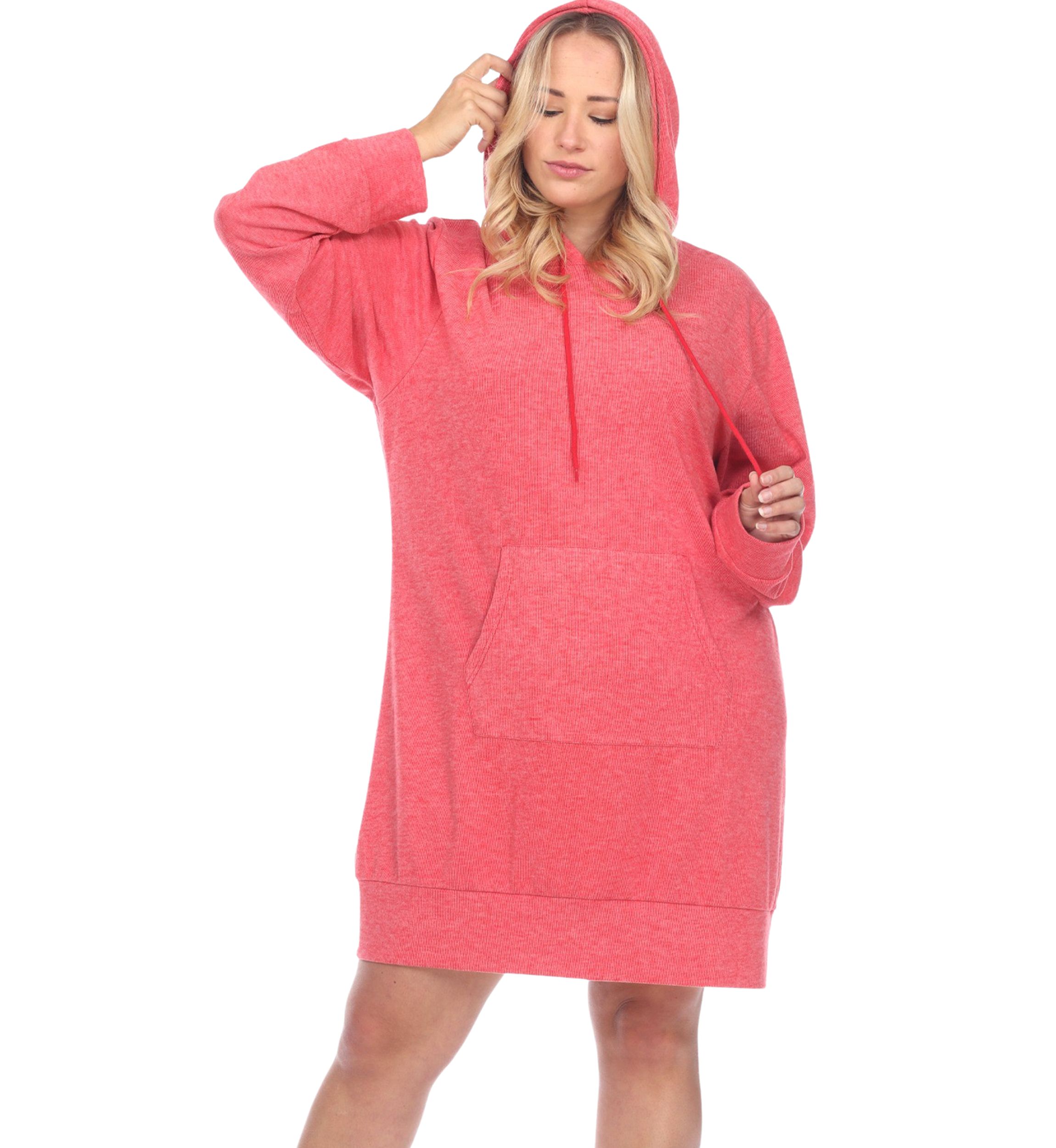 Plus Size Hoodie Sweatshirt Dress