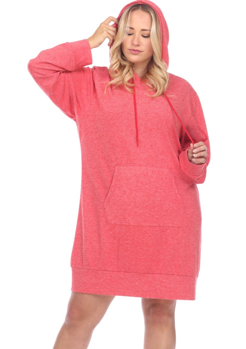 Plus Size Hoodie Sweatshirt Dress