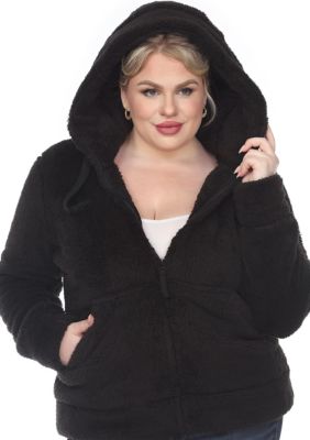 Plus Hooded Sherpa Jacket