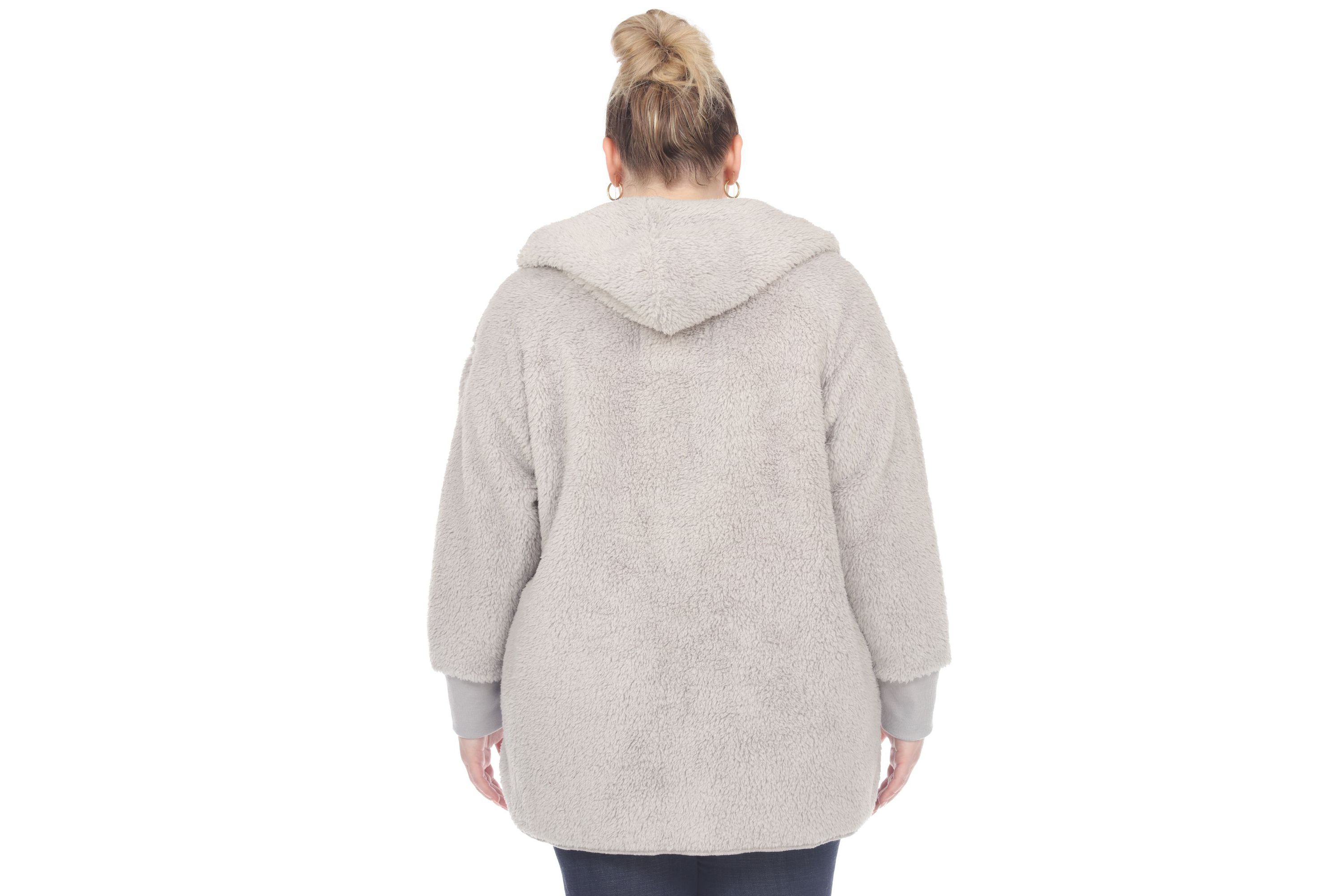 PS Plush Hooded Cardigan with Pockets