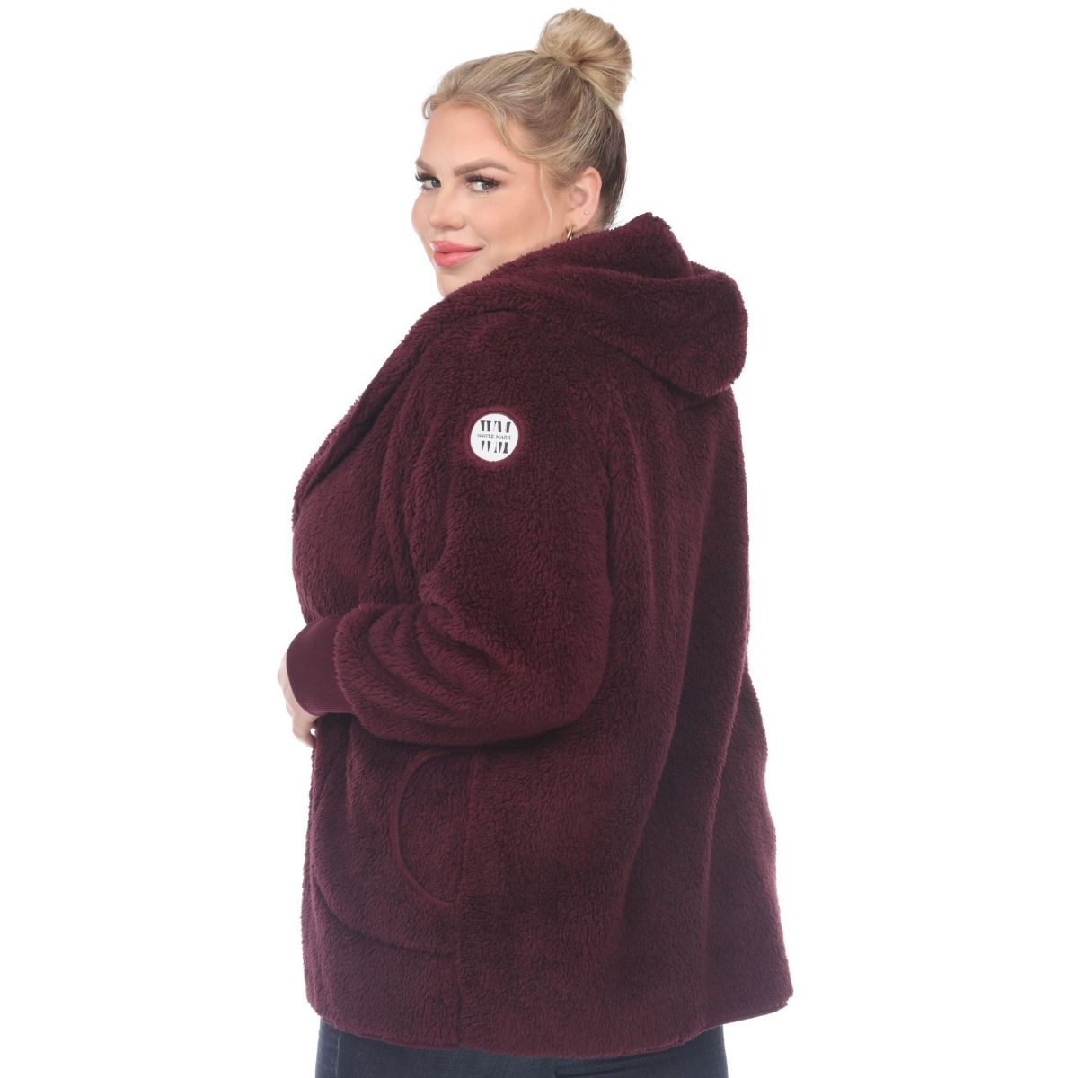 PS Plush Hooded Cardigan with Pockets