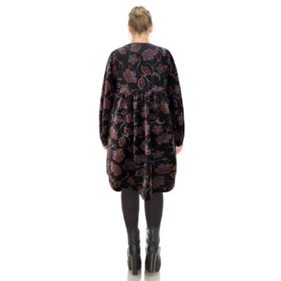 PS Paisley Floral Embroidered Sweater Dress