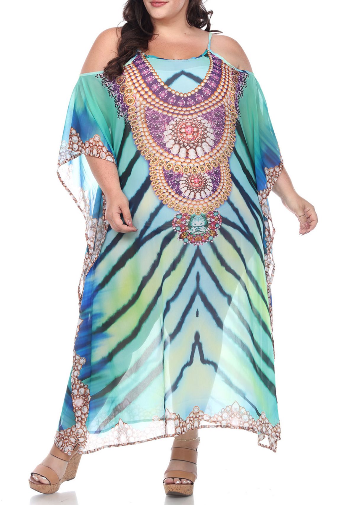 Plus Size Long Caftan 