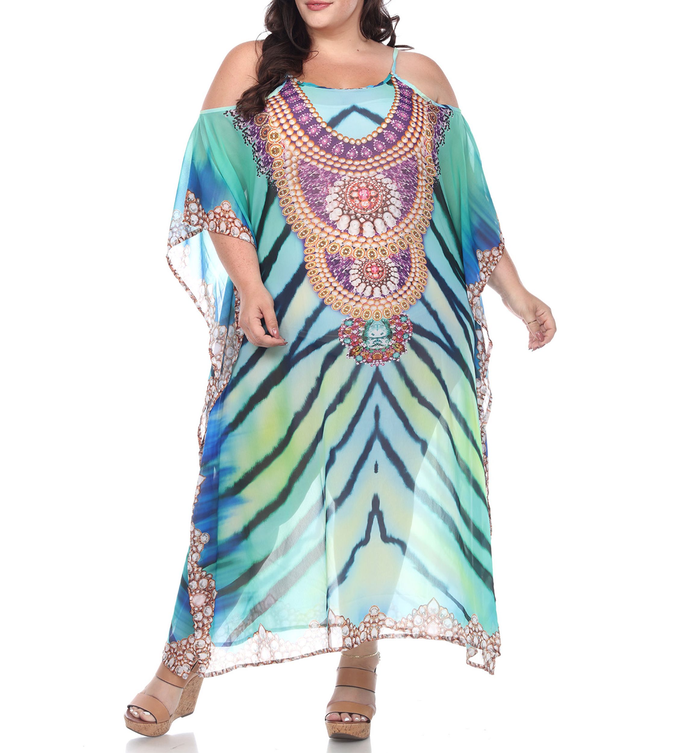 Plus Size Long Caftan 