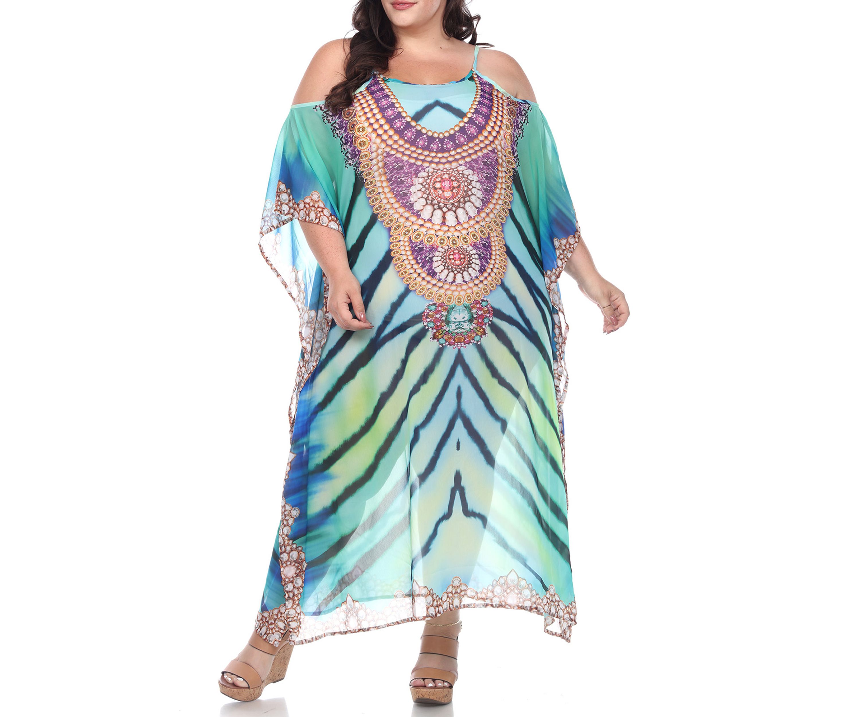 Plus Size Long Caftan 