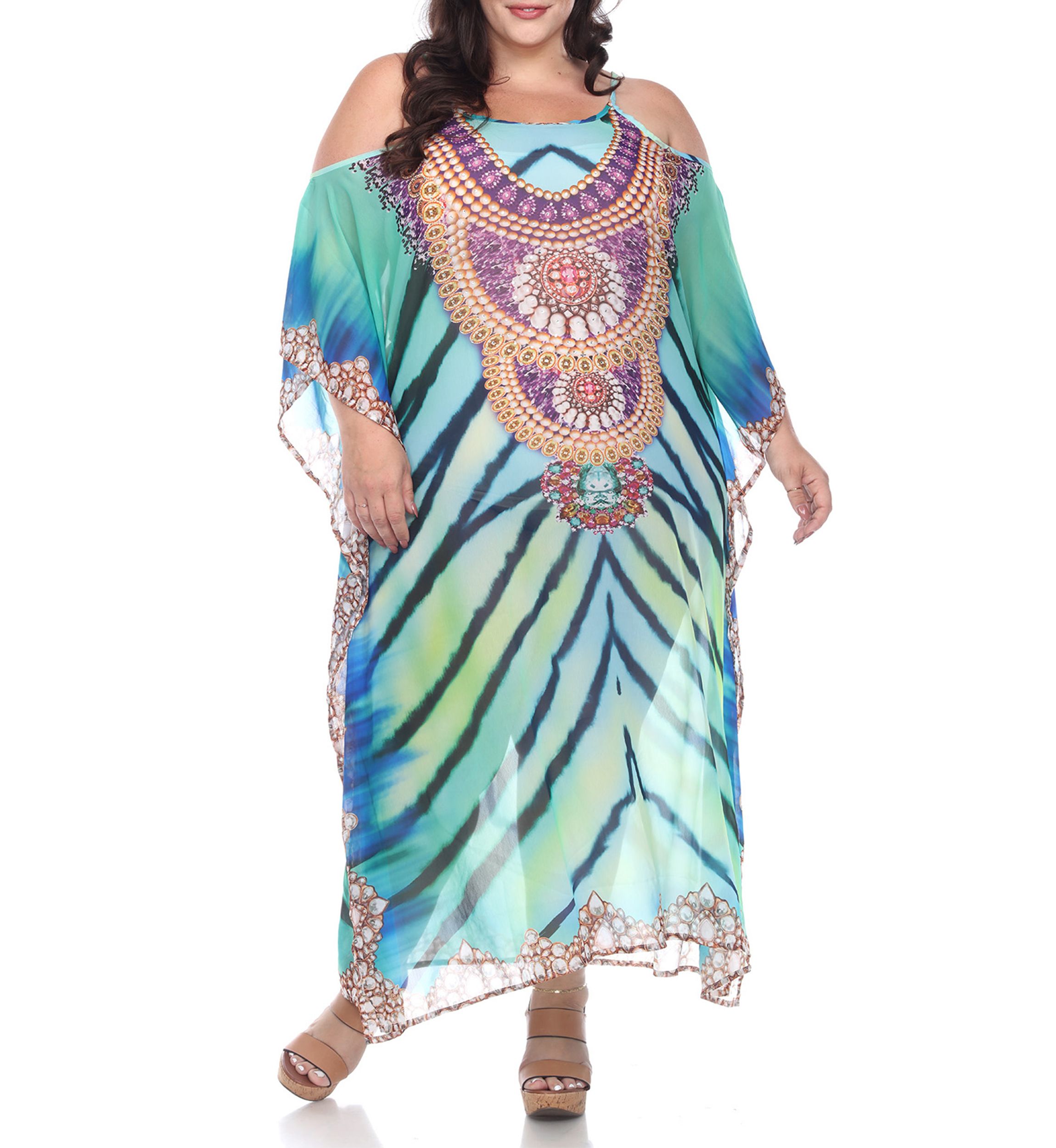 Plus Size Long Caftan 