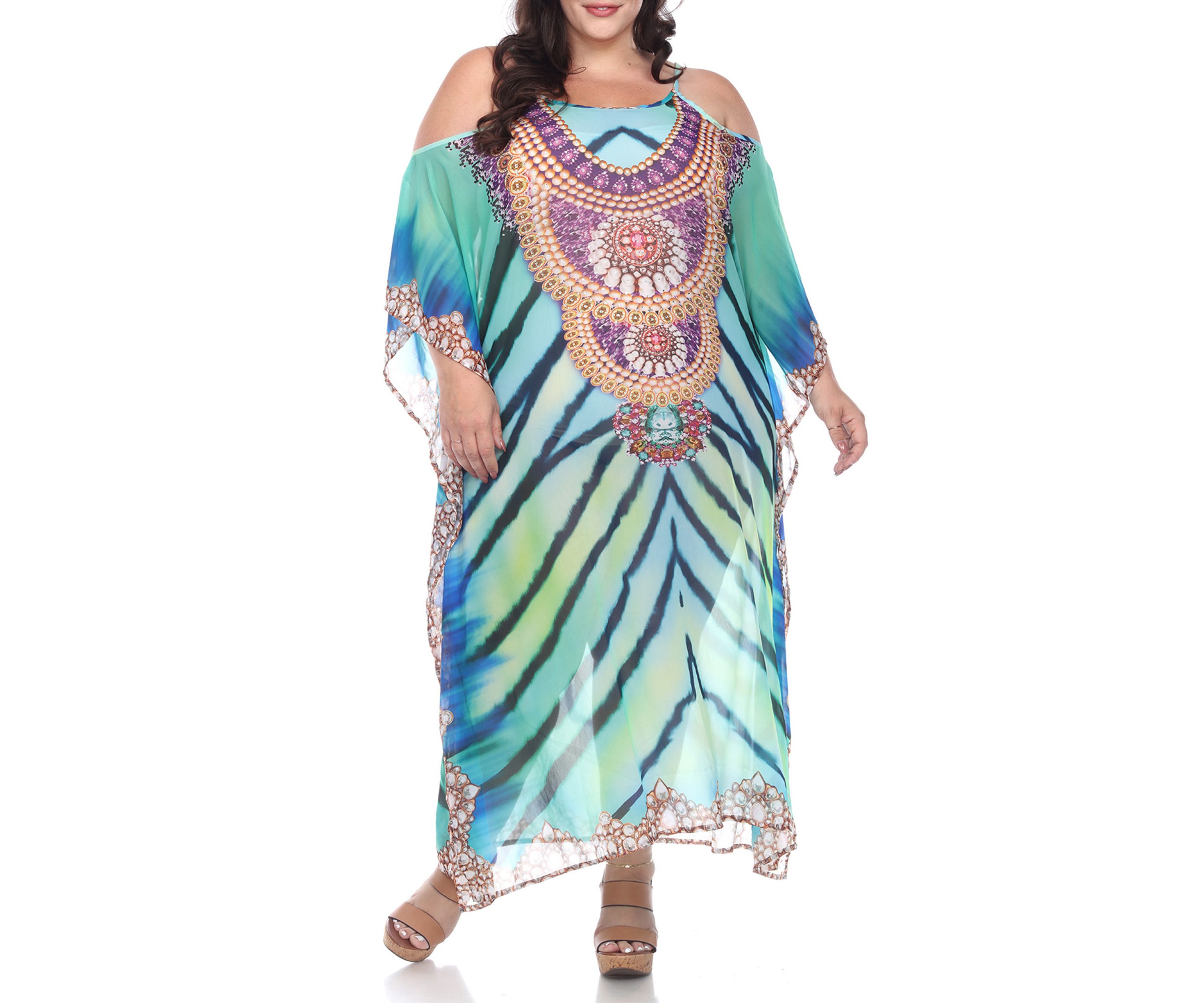 Plus Size Long Caftan 