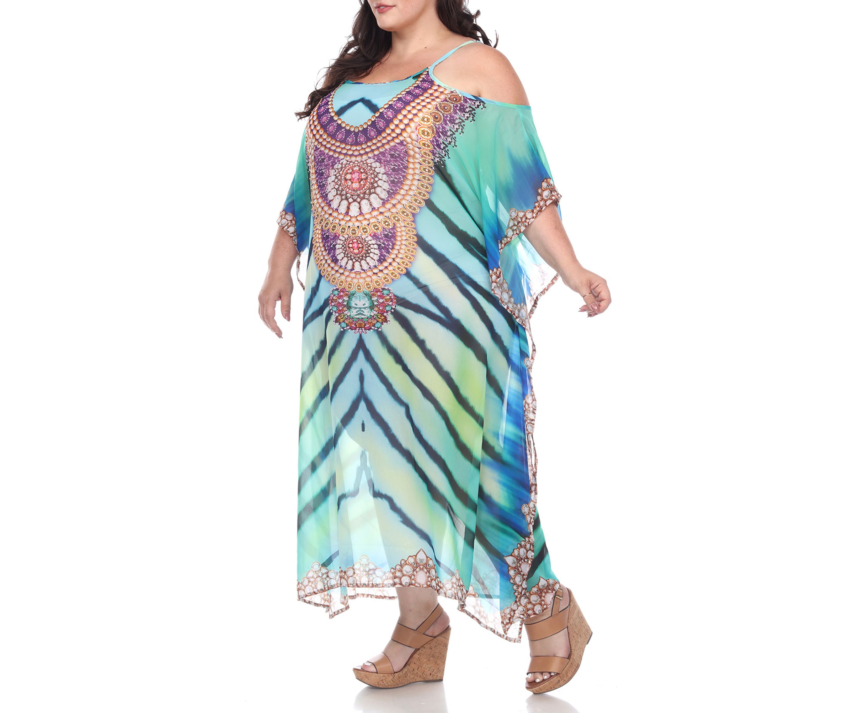 Plus Size Long Caftan 