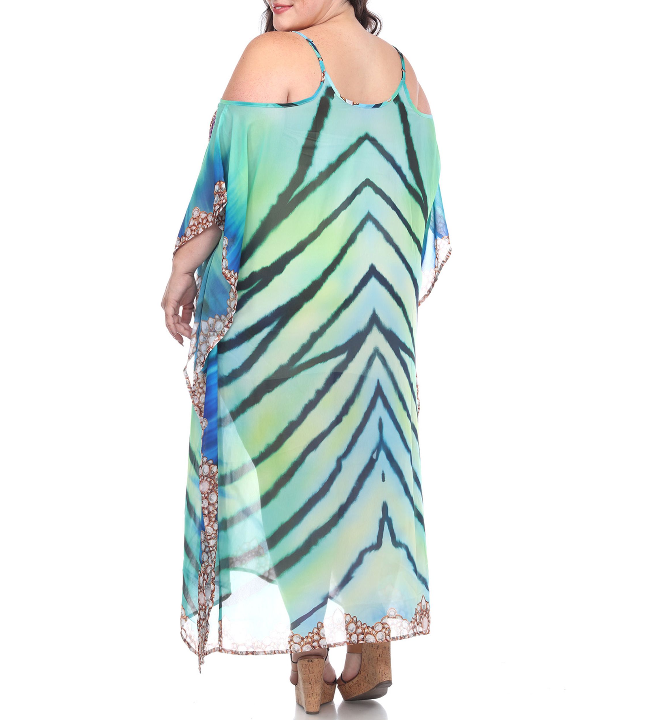 Plus Size Long Caftan 