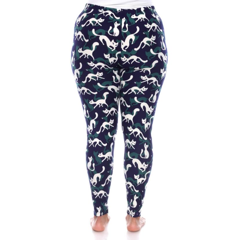 Women’s Halloween Cat Leggings 2-Pack