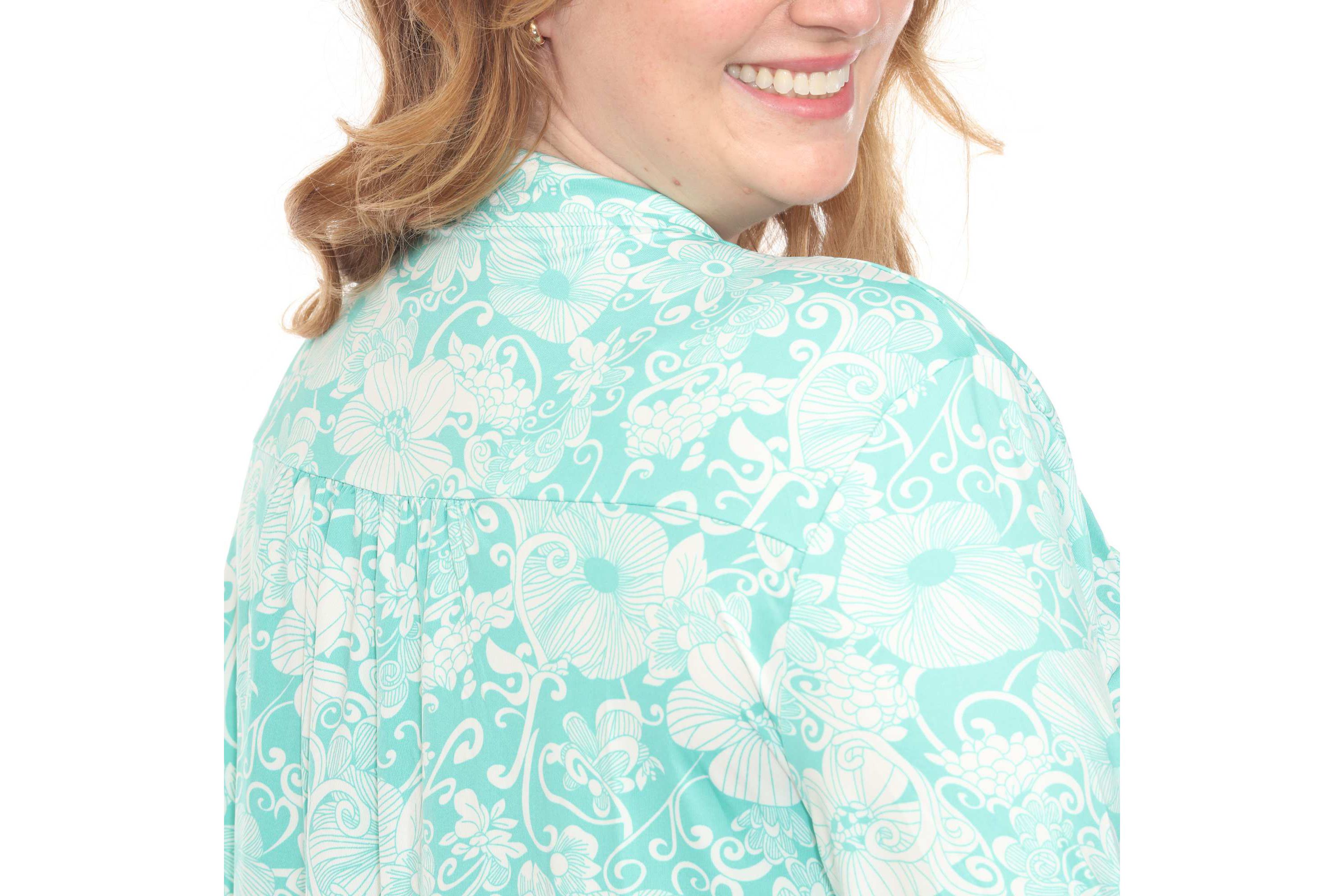 Plus Size 2-Piece Floral Print Tunic and Pant Set