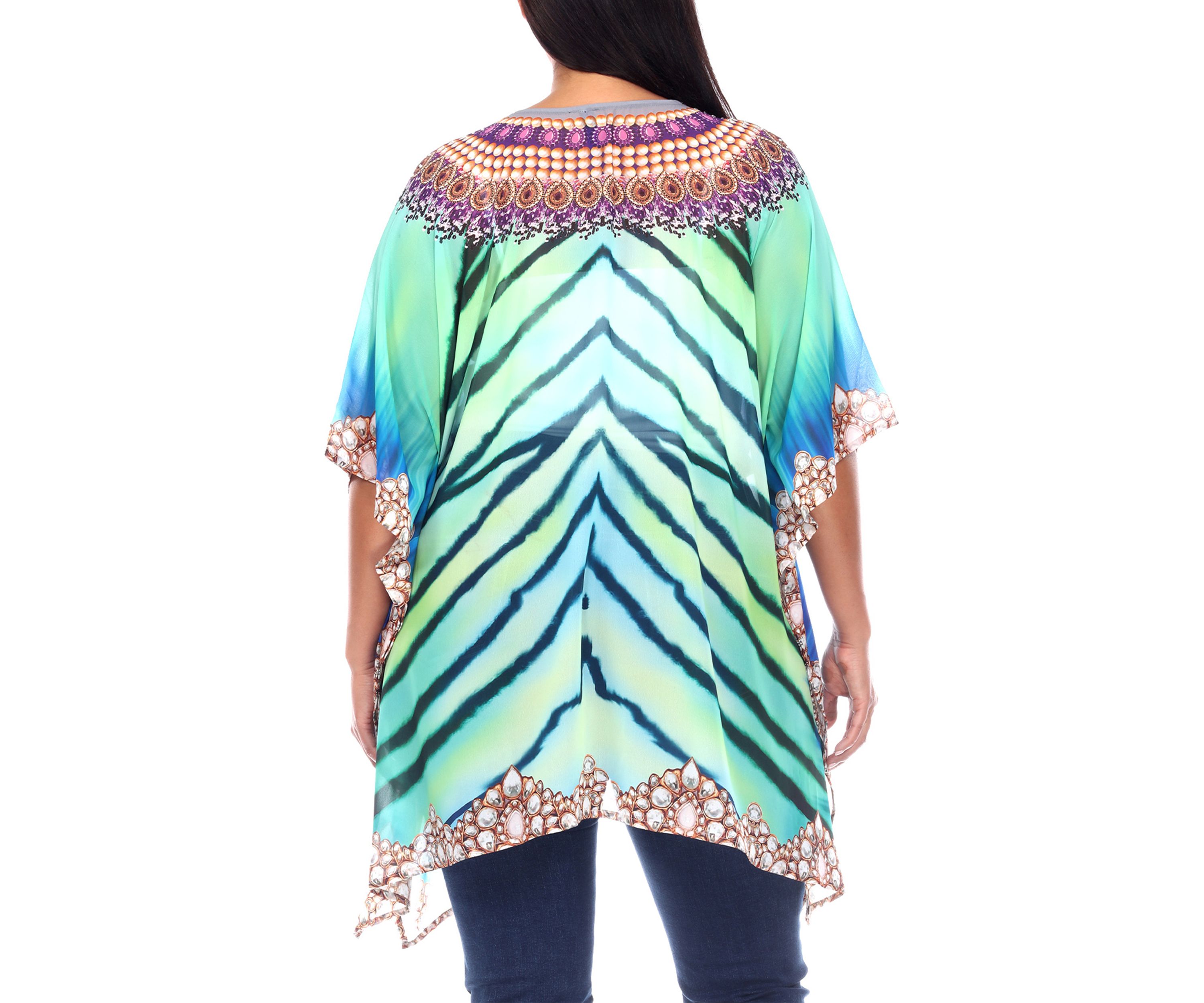 Plus Size Short Caftan