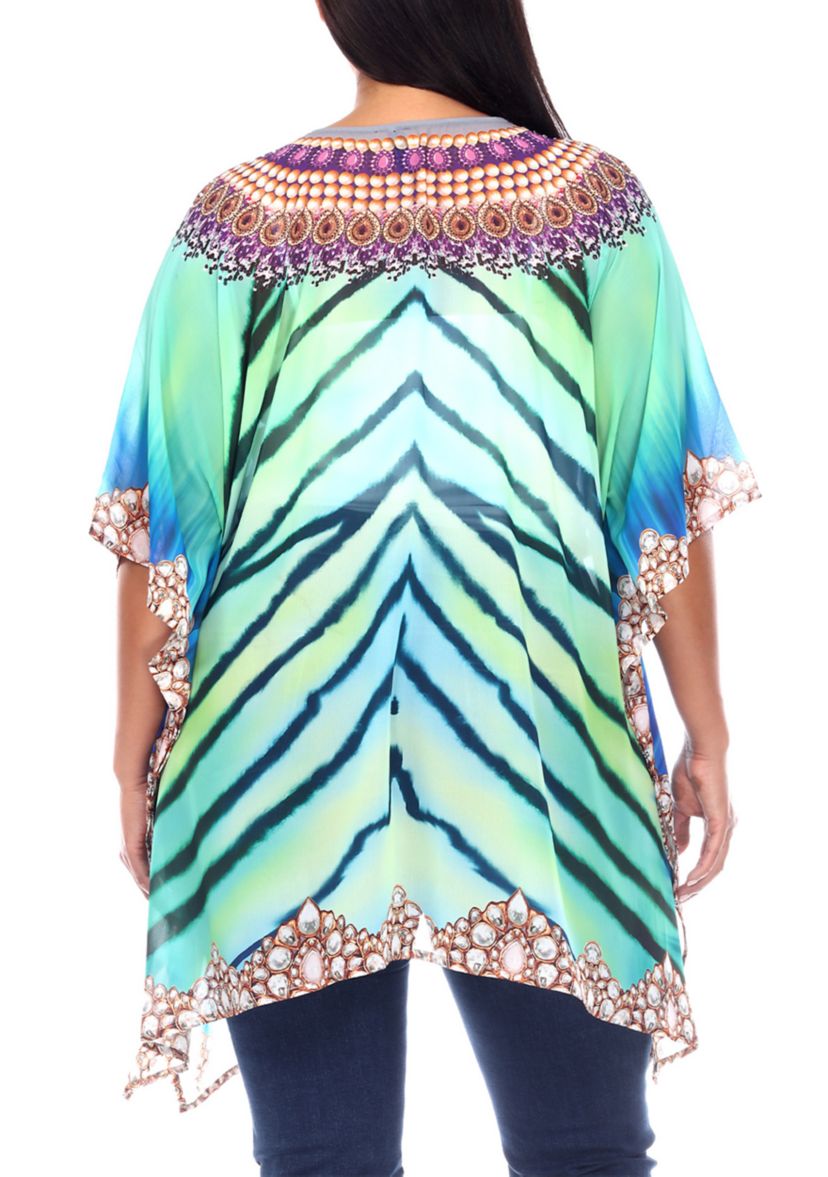 Plus Size Short Caftan