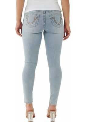 Women's Jennie Mid Rise Skinny Dome Stud Jeans