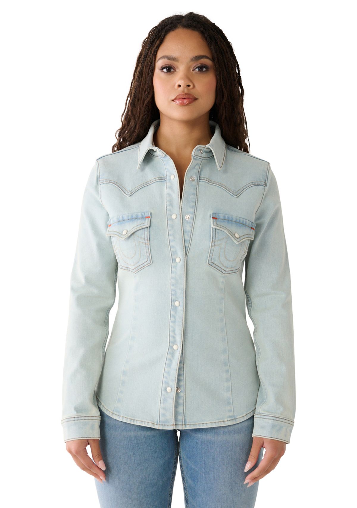 Womens Western Denim Shirt