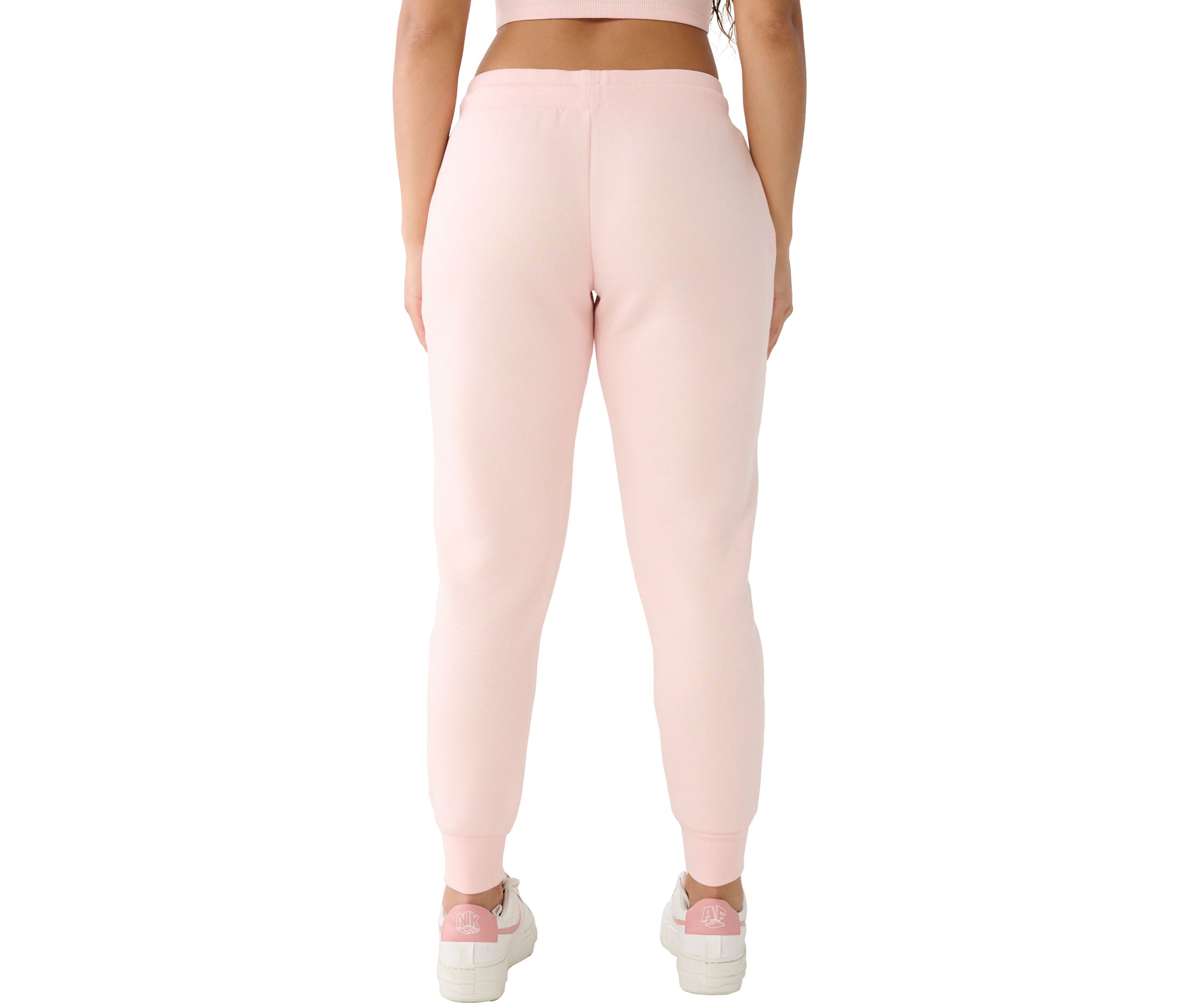 Womens Retro Crystal Mid Rise Jogger Pants