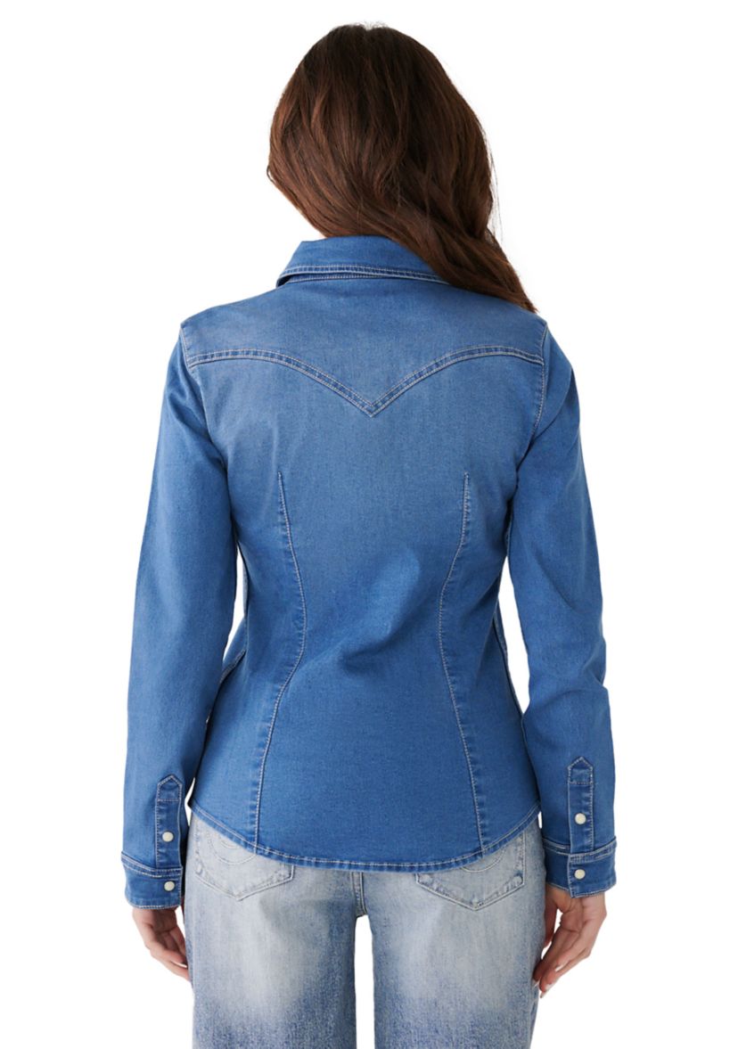 Womens Western Denim Shirt