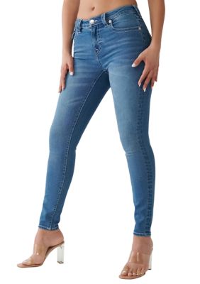 Women's Jennie Mid Rise Flap Curvy Skinny Jeans