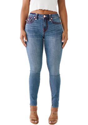 Women's Jennie Mid Rise Skinny Flap Jeans