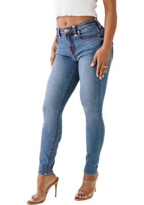 Women's Jennie Mid Rise Skinny Flap Jeans