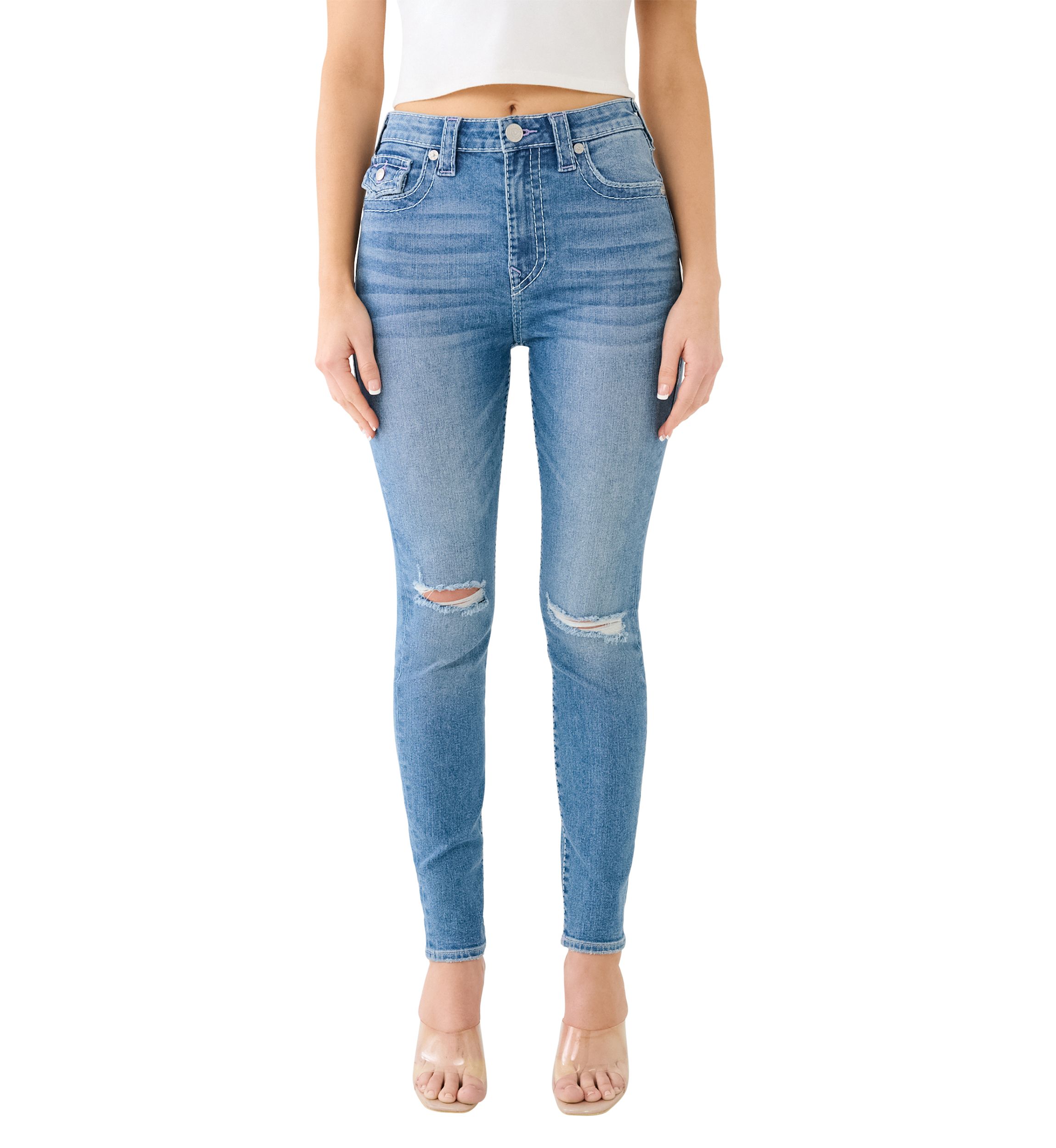 Womens Jenny Curvy Skinny Big T Jeans