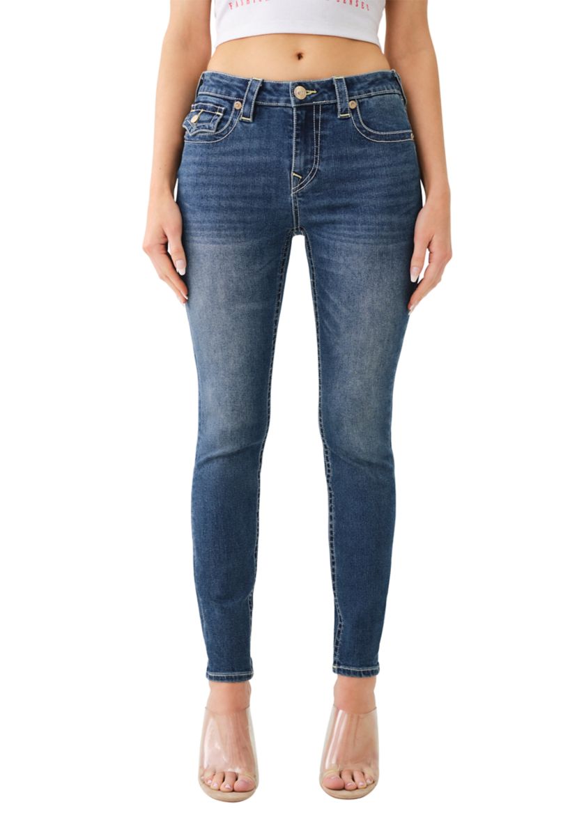 Womens Jenny Curvy Skinny Single Needle Jeans