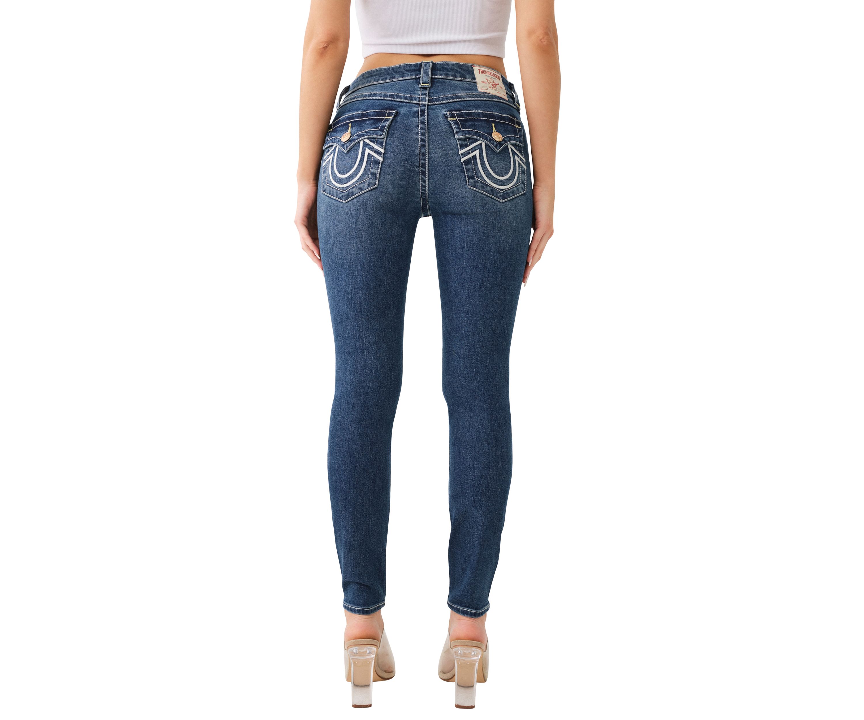 Womens Jenny Curvy Skinny Single Needle Jeans