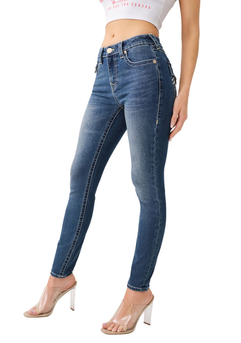 Womens Jenny Curvy Skinny Single Needle Jeans