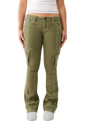 True Religion Women's Becca Low Rise Cargo Bootcut Jeans | belk