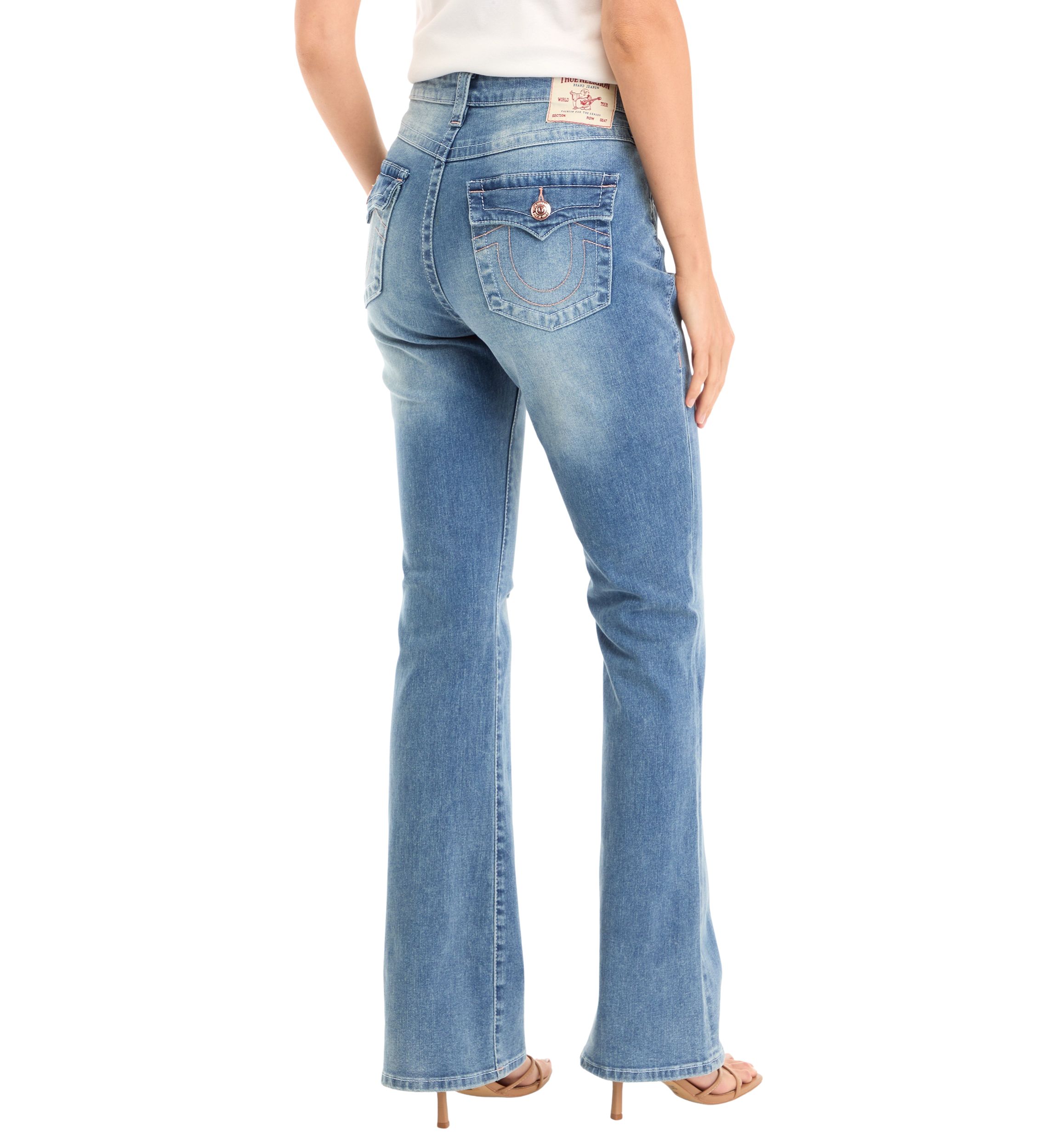 Becca Bootcut Flap Pocket Jeans