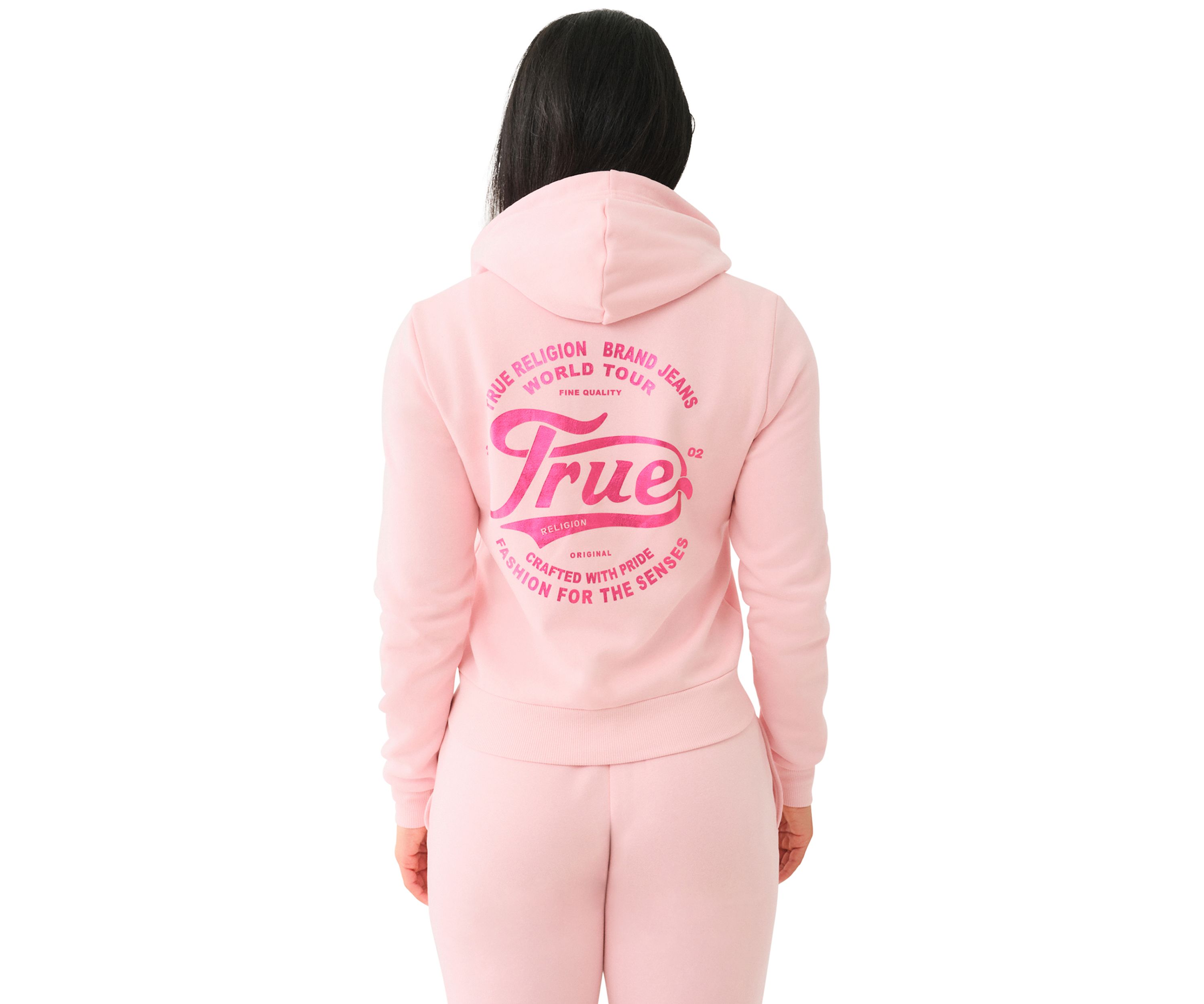 Womens Classic Zip Hoodie with Foil Logo