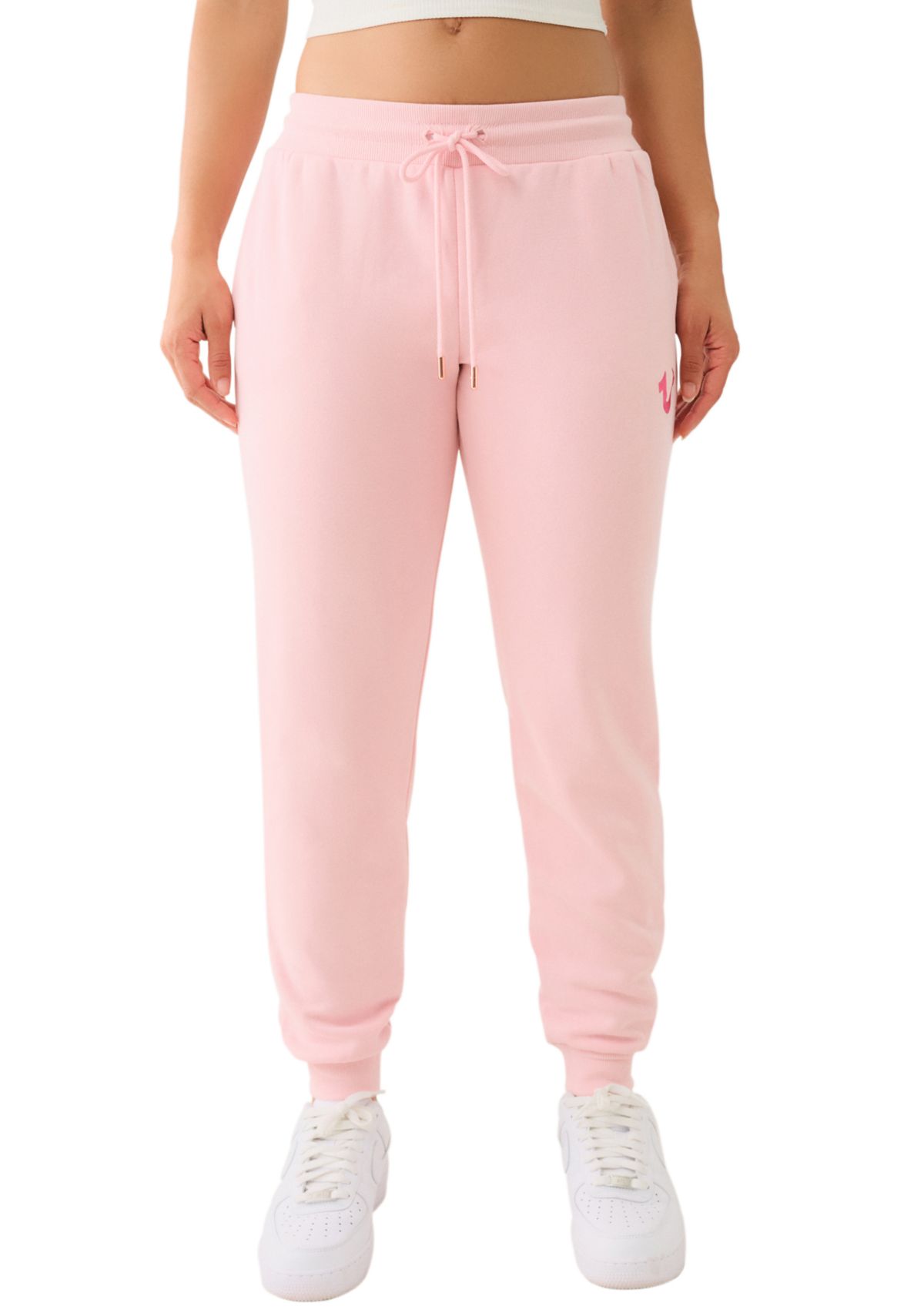 Womens Classic Jogger Pants with Foil Logo