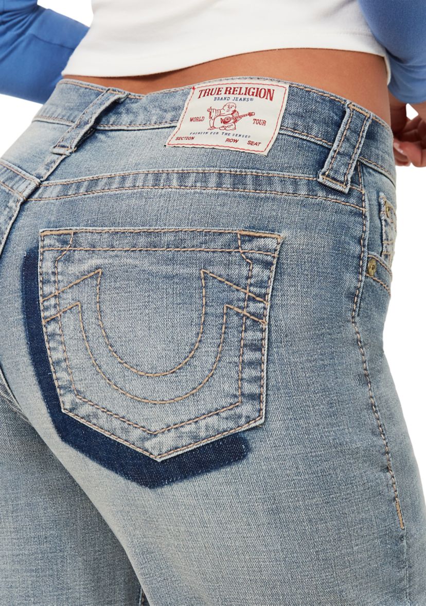 Leila Wider Leg Denim Jeans 