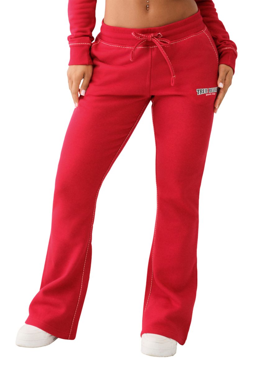 Anniversary Logo Boot Cut Fleece Pants 